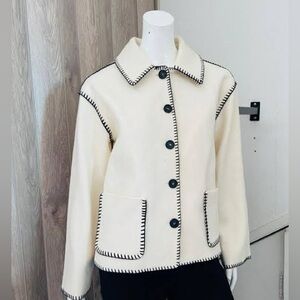 Bagatelle | Wool Whipstitch Teddy Jacket